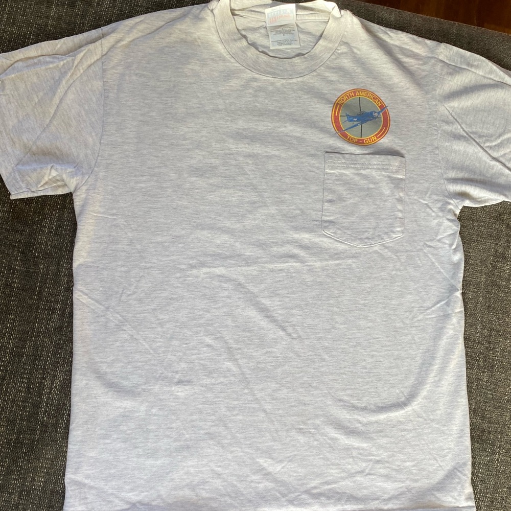 Vintage 90s Top Gun American Air Force Graphic T Shirt Medium